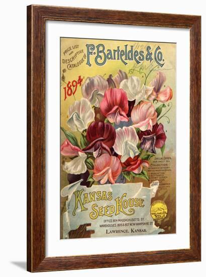 Seed Catalog Captions (2012): F. Barteldes and Co. Price List and Descriptive Catalogue-null-Framed Art Print