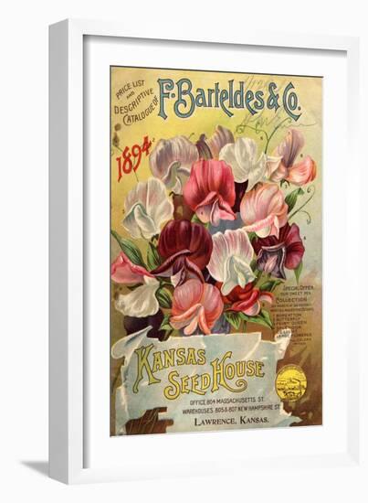 Seed Catalog Captions (2012): F. Barteldes and Co. Price List and Descriptive Catalogue-null-Framed Premium Giclee Print