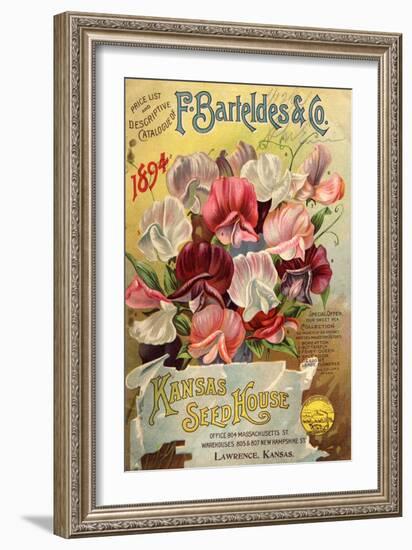 Seed Catalog Captions (2012): F. Barteldes and Co. Price List and Descriptive Catalogue-null-Framed Art Print