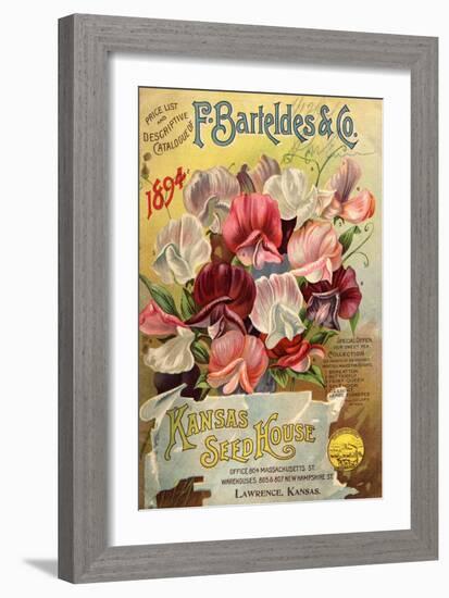 Seed Catalog Captions (2012): F. Barteldes and Co. Price List and Descriptive Catalogue-null-Framed Art Print