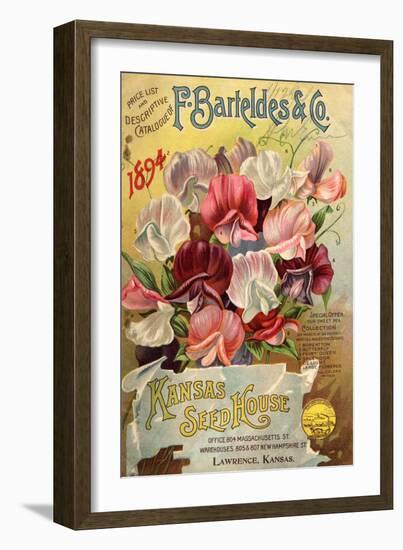 Seed Catalog Captions (2012): F. Barteldes and Co. Price List and Descriptive Catalogue-null-Framed Art Print