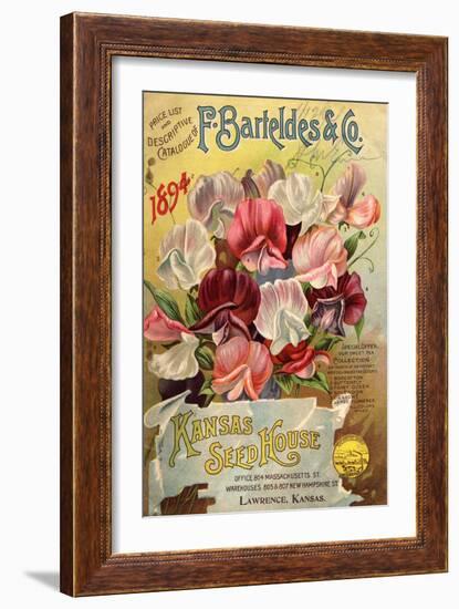 Seed Catalog Captions (2012): F. Barteldes and Co. Price List and Descriptive Catalogue-null-Framed Art Print