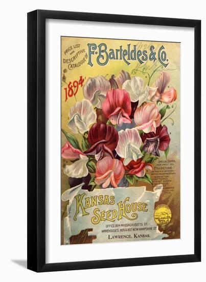 Seed Catalog Captions (2012): F. Barteldes and Co. Price List and Descriptive Catalogue-null-Framed Art Print