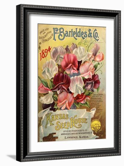 Seed Catalog Captions (2012): F. Barteldes and Co. Price List and Descriptive Catalogue-null-Framed Art Print