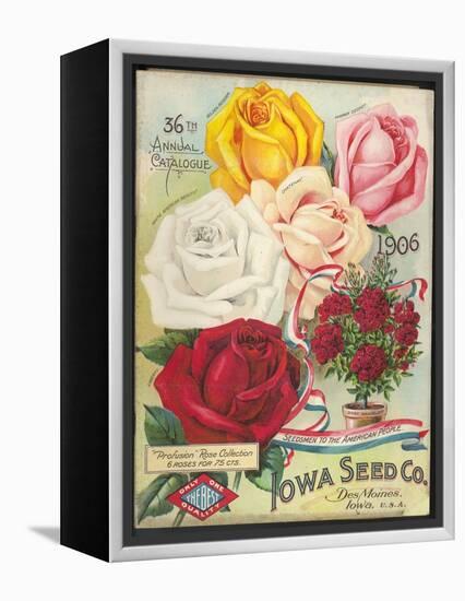 Seed Catalog Captions (2012): Iowa Seed Co. Des Moines, Iowa. 36th Annual Catalogue, 1906-null-Framed Stretched Canvas