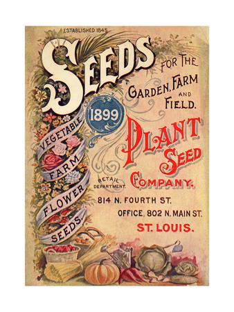 Seed Catalog Captions 2012 Plant Seed Company St Louis Missouri Art Print By Art Com