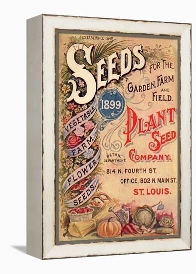 Seed Catalog Captions (2012): Plant Seed Company, St. Louis, Missouri-null-Framed Stretched Canvas