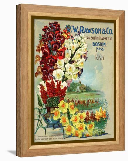 Seed Catalog Captions (2012): W.W. Rawson and Co, Boston, Massachusetts, 1897-null-Framed Stretched Canvas