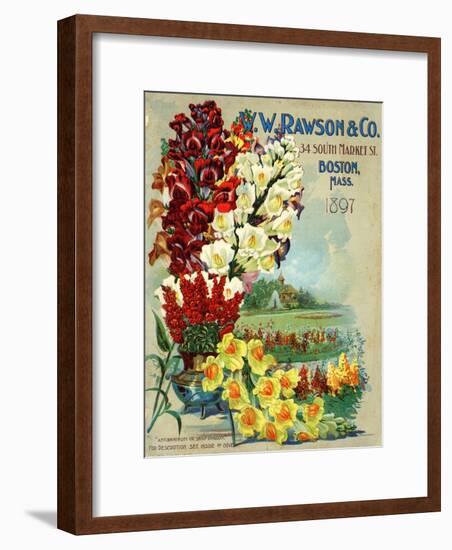 Seed Catalog Captions (2012): W.W. Rawson and Co, Boston, Massachusetts, 1897-null-Framed Art Print