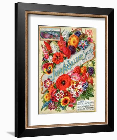 Seed Catalogues: John A. Salzer Seed Co. La Crosse, Wisconsin, Spring 1898-null-Framed Premium Giclee Print