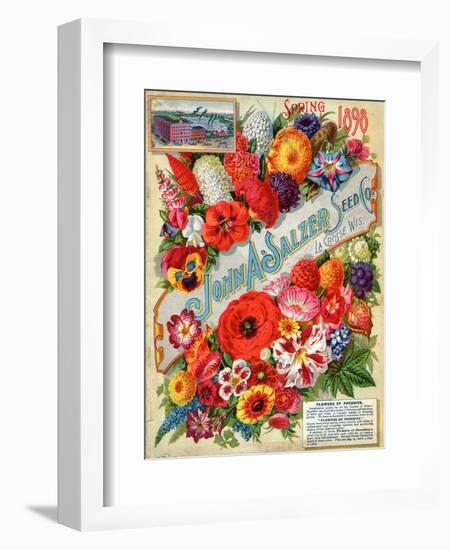 Seed Catalogues: John A. Salzer Seed Co. La Crosse, Wisconsin, Spring 1898-null-Framed Premium Giclee Print