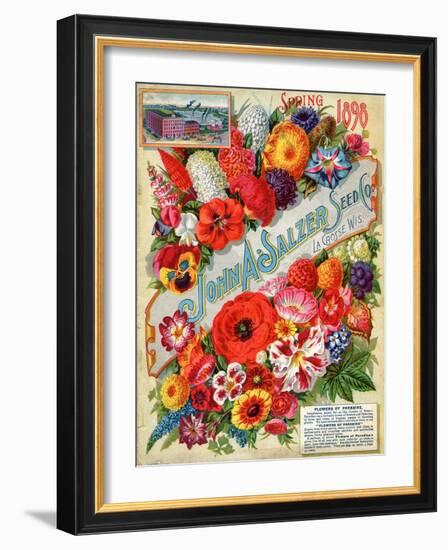 Seed Catalogues: John A. Salzer Seed Co. La Crosse, Wisconsin, Spring 1898-null-Framed Art Print