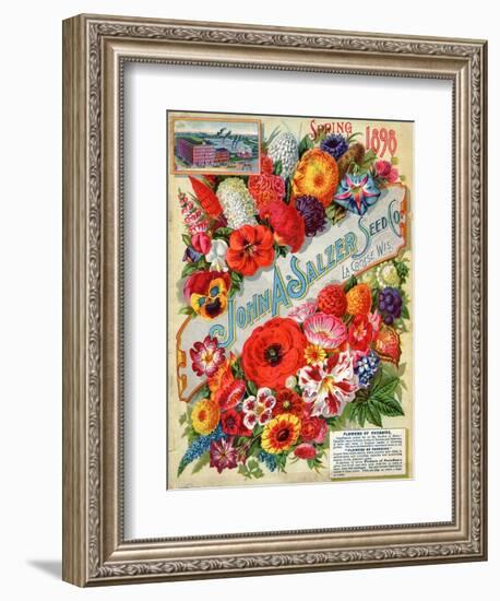 Seed Catalogues: John A. Salzer Seed Co. La Crosse, Wisconsin, Spring 1898-null-Framed Art Print