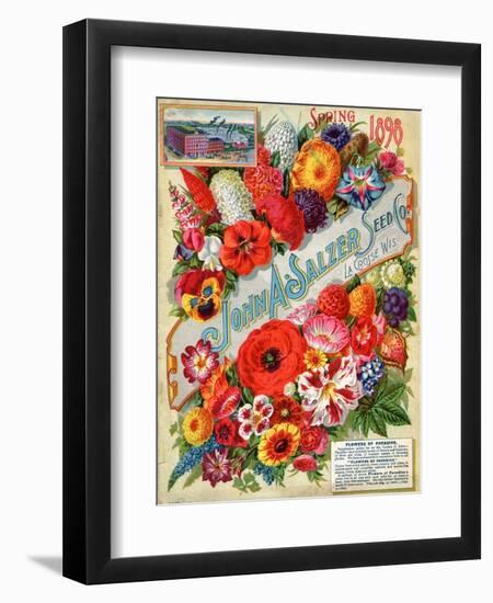 Seed Catalogues: John A. Salzer Seed Co. La Crosse, Wisconsin, Spring 1898-null-Framed Art Print