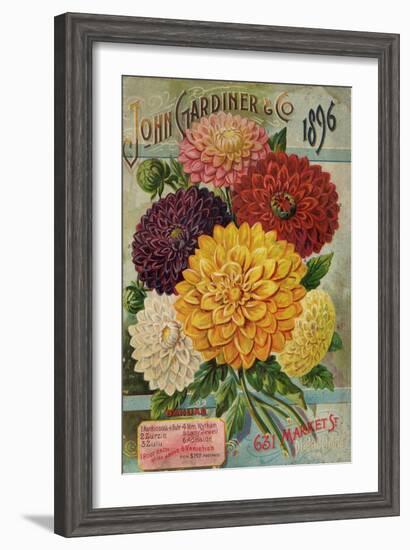 Seed Catalogues: John Gardiner and Co, Philadelphia, Pennsylvania. Seed Annual, 1896-null-Framed Art Print