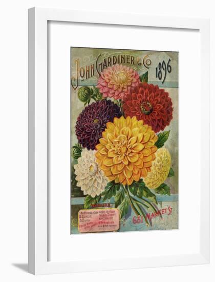 Seed Catalogues: John Gardiner and Co, Philadelphia, Pennsylvania. Seed Annual, 1896-null-Framed Art Print