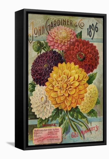 Seed Catalogues: John Gardiner and Co, Philadelphia, Pennsylvania. Seed Annual, 1896-null-Framed Stretched Canvas