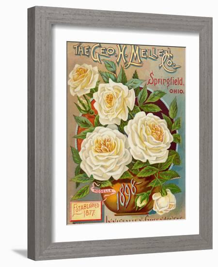 Seed Catalogues: The Geo. H. Mellen Co. Condensed Catalogue of Special Offers-null-Framed Art Print