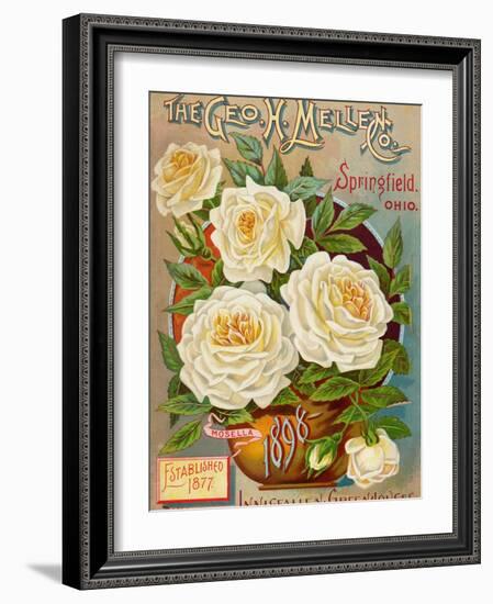 Seed Catalogues: The Geo. H. Mellen Co. Condensed Catalogue of Special Offers-null-Framed Art Print