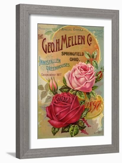 Seed Catalogues: The Geo. H. Mellen Co. Condensed Catalogue of Special Offers-null-Framed Art Print