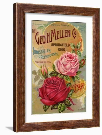 Seed Catalogues: The Geo. H. Mellen Co. Condensed Catalogue of Special Offers-null-Framed Art Print