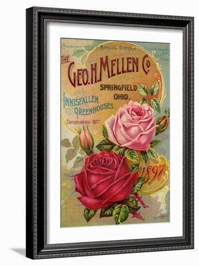 Seed Catalogues: The Geo. H. Mellen Co. Condensed Catalogue of Special Offers-null-Framed Art Print