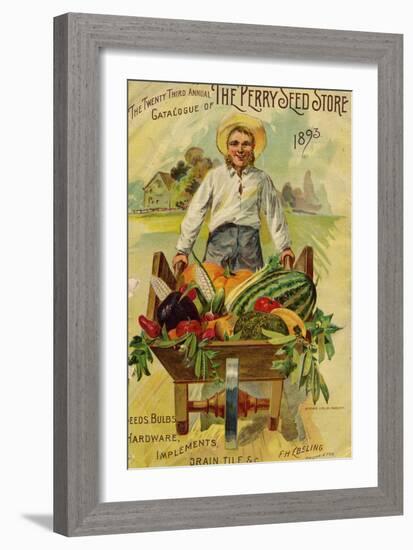 Seed Catalogues: The Perry Seed Store. Syracuse, NY, 1893-null-Framed Premium Giclee Print