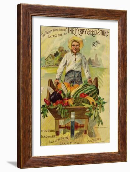 Seed Catalogues: The Perry Seed Store. Syracuse, NY, 1893-null-Framed Premium Giclee Print