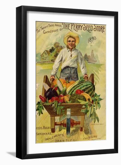 Seed Catalogues: The Perry Seed Store. Syracuse, NY, 1893-null-Framed Premium Giclee Print