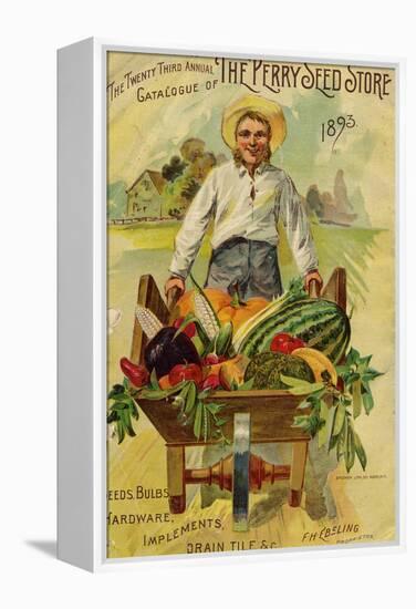 Seed Catalogues: The Perry Seed Store. Syracuse, NY, 1893-null-Framed Stretched Canvas