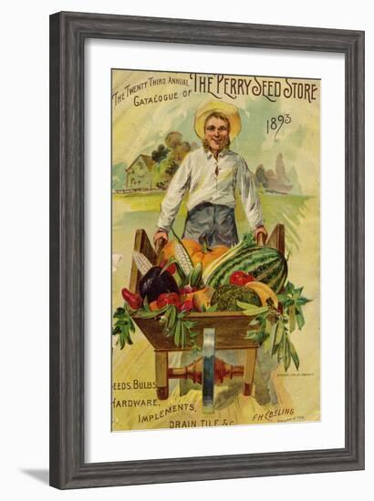 Seed Catalogues: The Perry Seed Store. Syracuse, NY, 1893-null-Framed Art Print