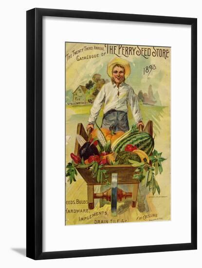 Seed Catalogues: The Perry Seed Store. Syracuse, NY, 1893-null-Framed Art Print