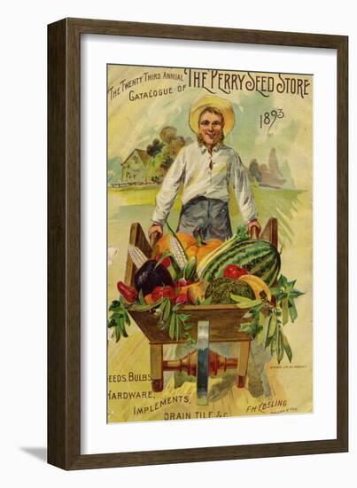 Seed Catalogues: The Perry Seed Store. Syracuse, NY, 1893-null-Framed Art Print