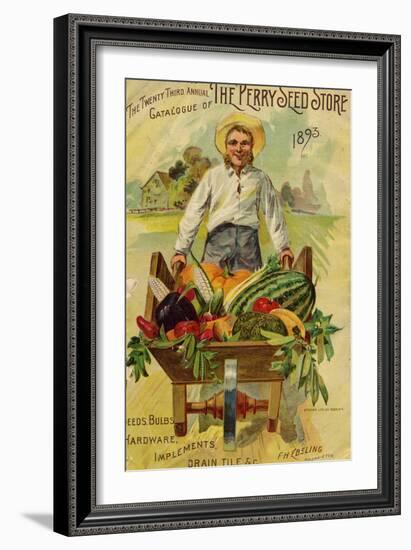 Seed Catalogues: The Perry Seed Store. Syracuse, NY, 1893-null-Framed Art Print