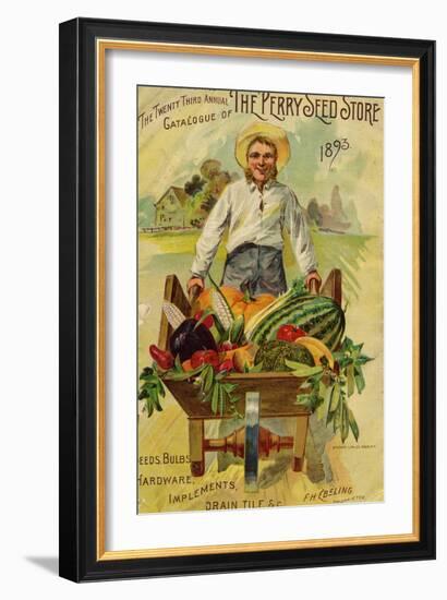 Seed Catalogues: The Perry Seed Store. Syracuse, NY, 1893-null-Framed Art Print