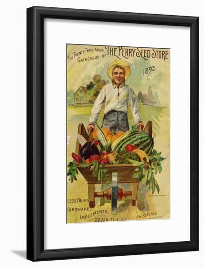 Seed Catalogues: The Perry Seed Store. Syracuse, NY, 1893-null-Framed Art Print