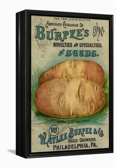 Seed Catalogues: W. Atlee Burpee and Co. Abridged Catalogue of Novelties and Specialties in Seeds-null-Framed Stretched Canvas