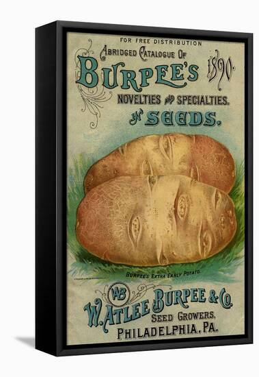 Seed Catalogues: W. Atlee Burpee and Co. Abridged Catalogue of Novelties and Specialties in Seeds-null-Framed Stretched Canvas