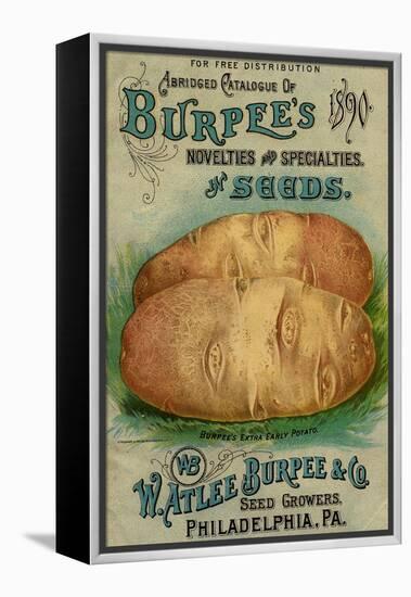 Seed Catalogues: W. Atlee Burpee and Co. Abridged Catalogue of Novelties and Specialties in Seeds-null-Framed Stretched Canvas