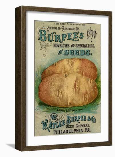 Seed Catalogues: W. Atlee Burpee and Co. Abridged Catalogue of Novelties and Specialties in Seeds-null-Framed Art Print