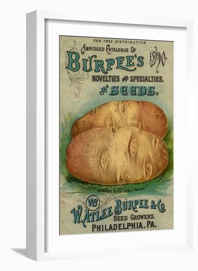 Seed Catalogues: W. Atlee Burpee and Co. Abridged Catalogue of Novelties and Specialties in Seeds-null-Framed Art Print