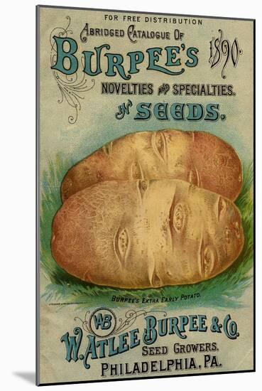 Seed Catalogues: W. Atlee Burpee and Co. Abridged Catalogue of Novelties and Specialties in Seeds-null-Mounted Art Print
