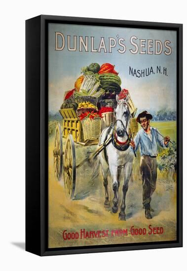 Seed Company Poster, C1880-null-Framed Premier Image Canvas