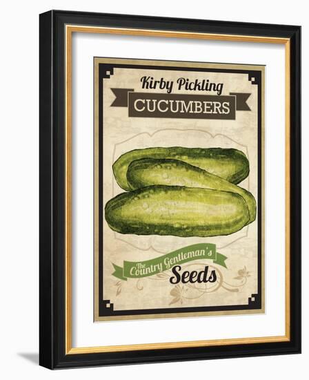 Seed Packet - Pickle-The Saturday Evening Post-Framed Giclee Print