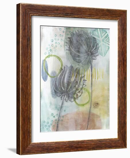 Seed Pod Composition IV-Naomi McCavitt-Framed Art Print