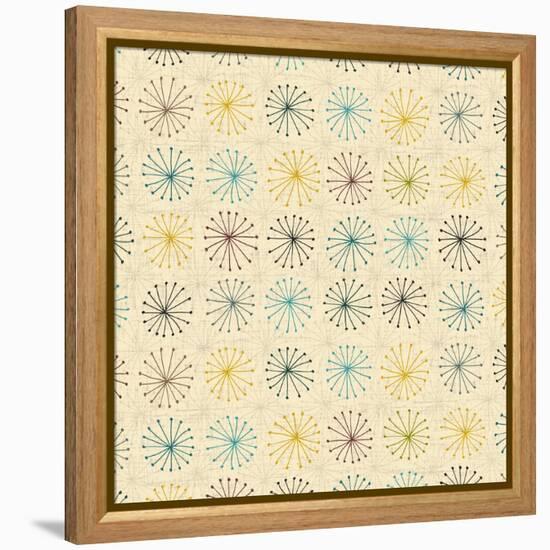 Seedheads Cream-Sharon Turner-Framed Stretched Canvas