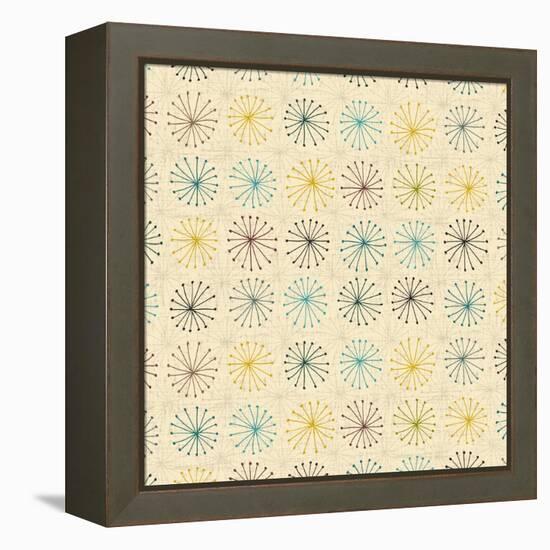 Seedheads Cream-Sharon Turner-Framed Stretched Canvas