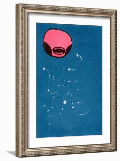 Seedpod Space Monster, 2013-Bella Larsson-Framed Giclee Print