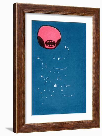 Seedpod Space Monster, 2013-Bella Larsson-Framed Giclee Print