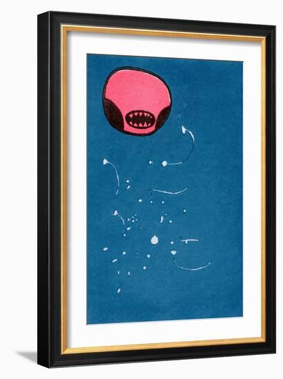 Seedpod Space Monster, 2013-Bella Larsson-Framed Giclee Print